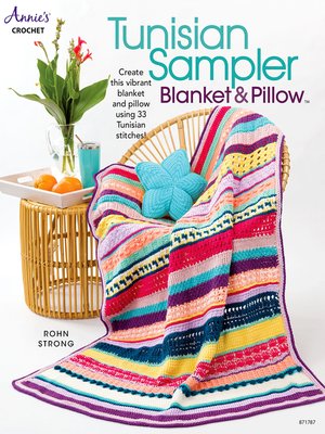 cover image of Tunisian Sampler Blanket &amp; Pillow